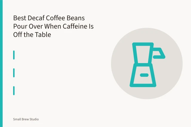 Whole decaf coffee beans for pour over brewing in a valve bag. Best Decaf Coffee Beans Pour Over When Caffeine Is Off the Table