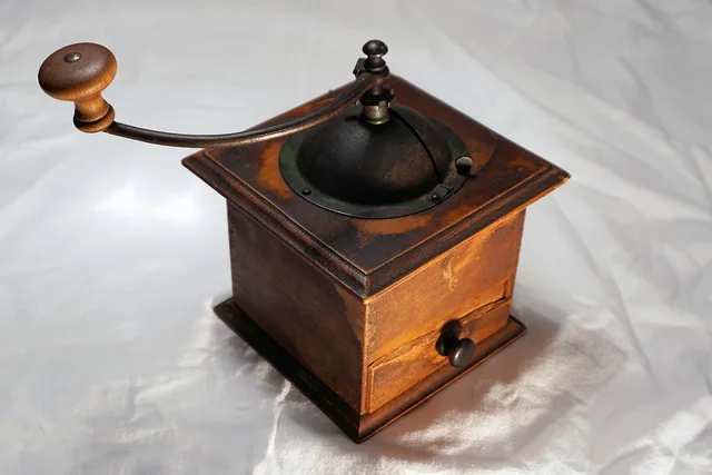 coffee grinder, coffee, old, mill, historical, bean, crank, coffee beans, grind, antique, antiquity, nostalgia. Ultrasound and rapid methods are rewriting old coffee errors