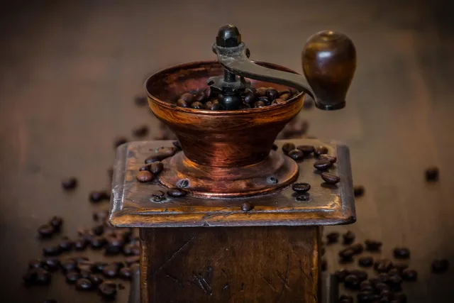 coffee, coffee grinder, old coffee grinder, coffee shop, caffeine, drink, coffee beans, beans, luxury items, aroma, italian coffee, coffee mug, brown, coffee drink. What to look for when buying coffee station gear: the parts worth your time